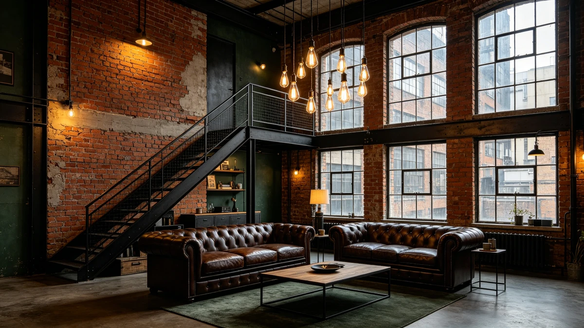 工业复古风格 loft 示例1