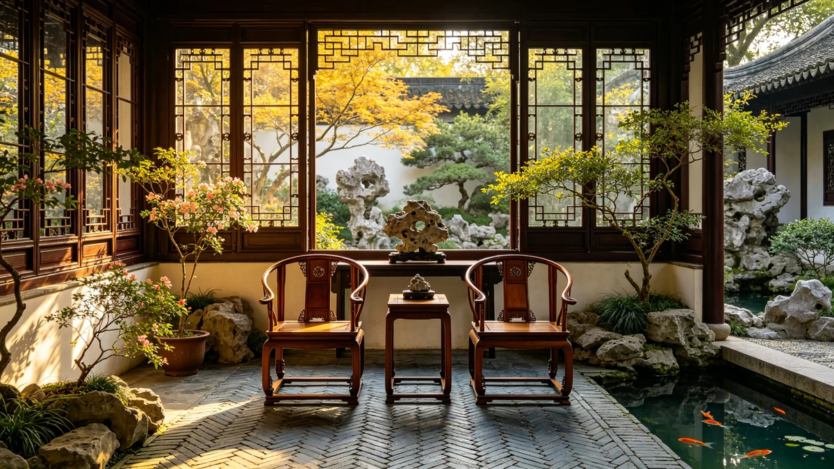 江南园林装修示例1
