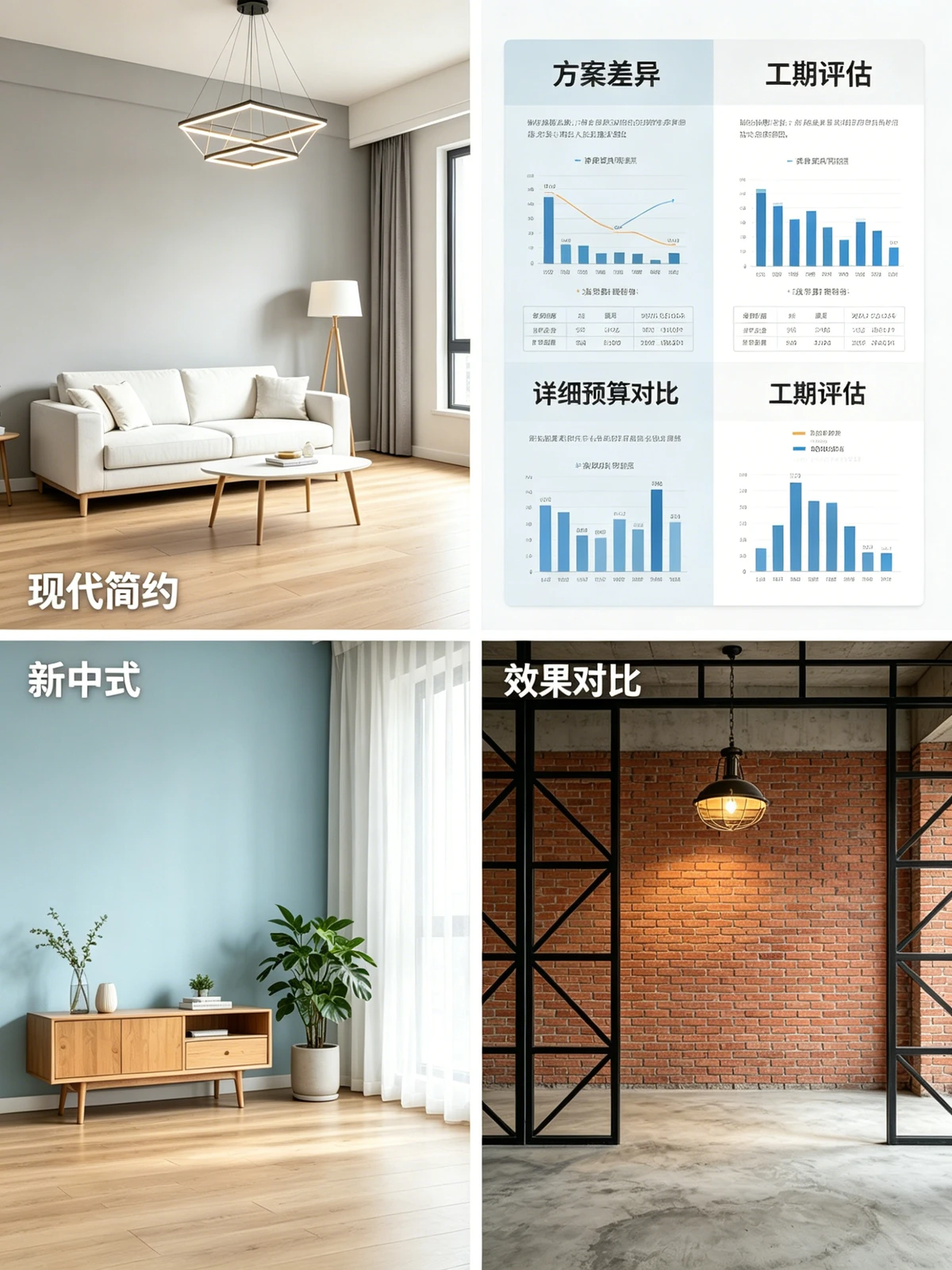 装修方案对比示例1